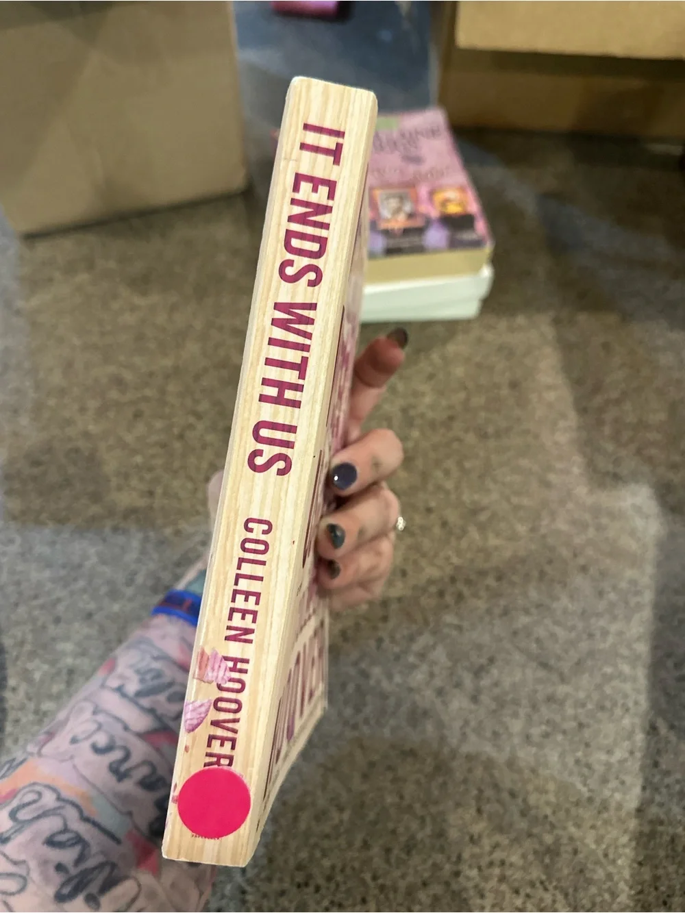 It Ends With Us - Pink Paperback Novel